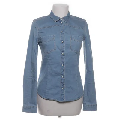 Denim shirt (Blue) from Review Cotton, Elastane