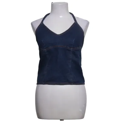 Haltertop (Blauw) van Hennes Collection Katoen, Elastaan