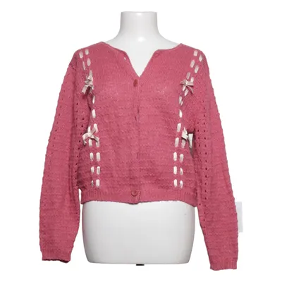 Cardigan (Pink) from Jamins Acrylic, Cotton, Nylon, Wool