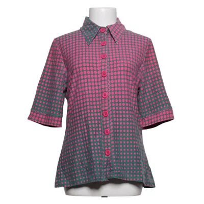 Kortærmet skjorte (Grøn, Pink) fra Tante Betsy Bomuld, Elastan