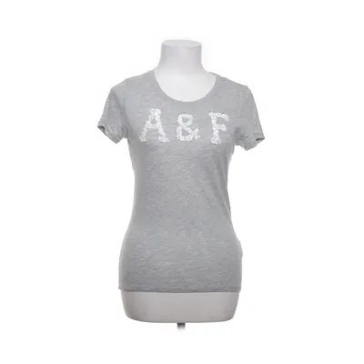 T-shirt (Gray) from Abercrombie & Fitch Cotton, Polyester