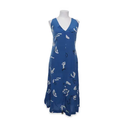 Dress (Blue, White, Black) from Whistles Polyester, Silk
