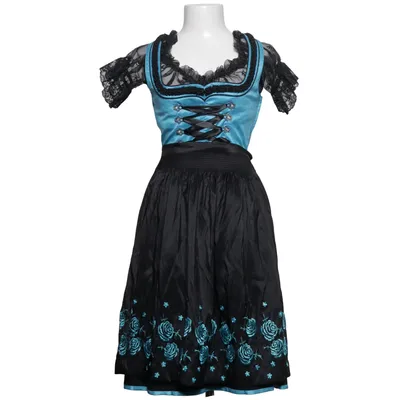 Dirndl (Svart, Blå) från Turi Landhaus Bomull, Polyamid, Polyester