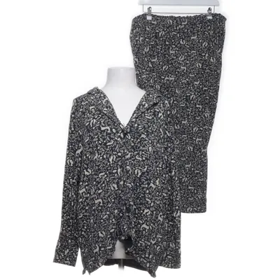 Pyjama (Blauw, Beige) van KappAhl Katoen, Elastaan