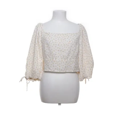 Blus (Vit, Flerfärgad) från NLY Trend Bomull, Polyester