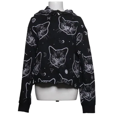 Hoodie (Black, White) from Gothicana by EMP Cotton, Polyester