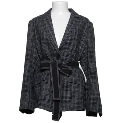 Blazer (Sort, Hvid) fra Madeleine Akryl, Bomuld, Elastan, Polyamid, Polyester, Viscose, Uld
