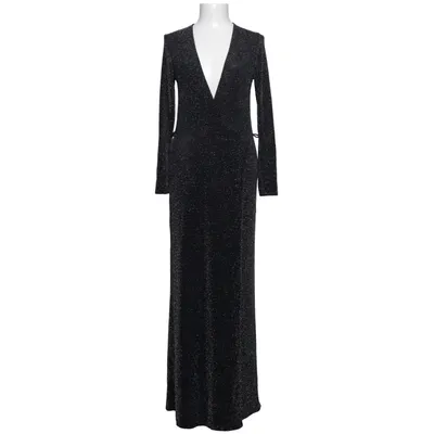 Maxi dress (Black) from NLY One Elastane, Metallic fiber, Polyamide
