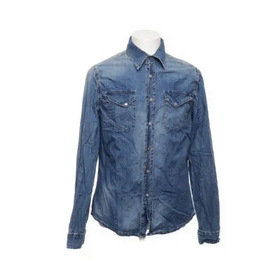 Denim blouse (Blauw) van Nudie Jeans Katoen