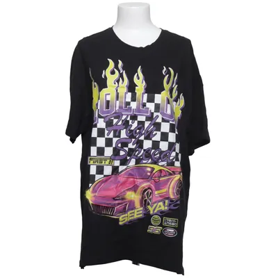 T-shirt (Zwart, Meerkleurig) van FB Sister