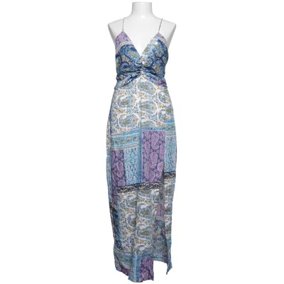 Maxikjole (Blå, Hvid, Flerfarvet) fra Zara Linned, Viscose