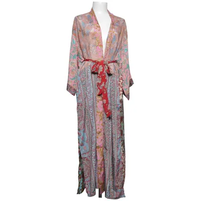 Kimono (Blå, Rosa, Flerfärgad) från Moomo Polyester, Silke, Viskos