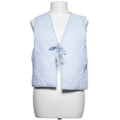 Gilet (Blauw, Wit) van Daphnea Katoen