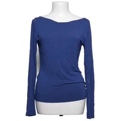 Lange mouwen shirt (Blauw) van Sarah Pacini Elastaan, Modal