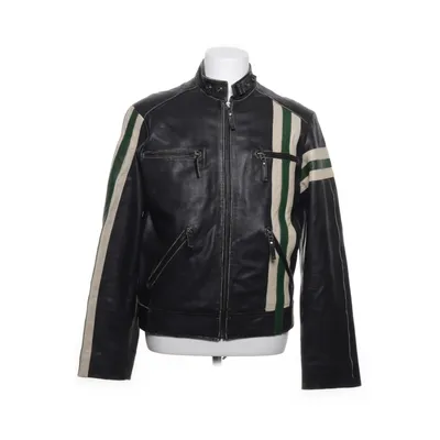 Läderjacka (Svart, Grön, Vit) från Rock'n Blue Bomull, Polyester