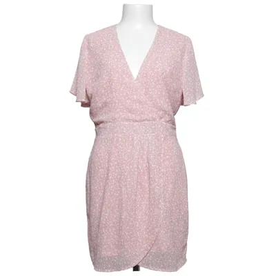 Slå-om-kjole (Pink) fra STL Polyester, Viscose