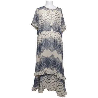 Beach dress (Blue, White) from Zay Polyester, Viscose