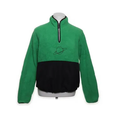 Sweatshirt (Zwart, Groen) van Planet NUSA Organisch katoen, Polyester