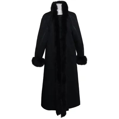 Vinterkappa (Svart) från Ravens Bomull, Polyester