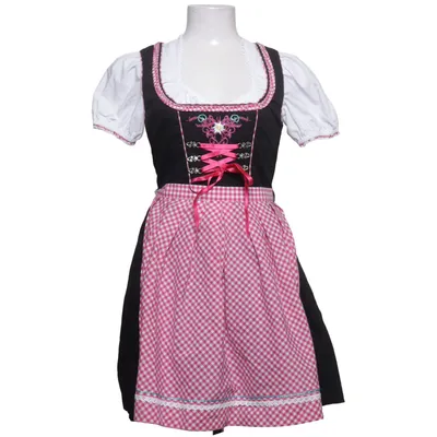 Dirndl (Svart, Rosa, Vit) från Stockerpoint Bomull, Polyester