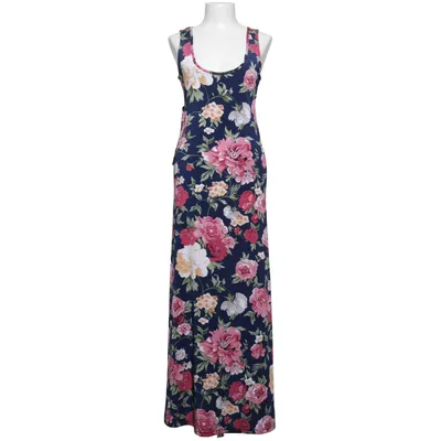 Maxi dress (Blue, Multicolored) from Defox Elastane, Polyamide