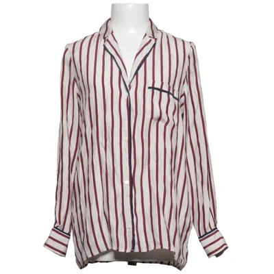 Chemise de pyjama (Blanc, Rouge, Bleu) de Fall Winter Spring Summer Soie