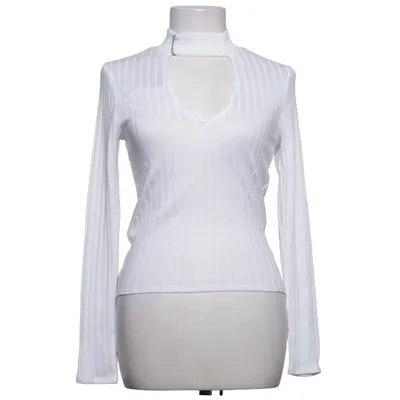 Top (Hvid) fra Divided by H&M Elastan, Polyester, Viscose
