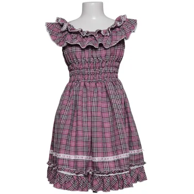 Dress (Pink, Black, White) from Body Line