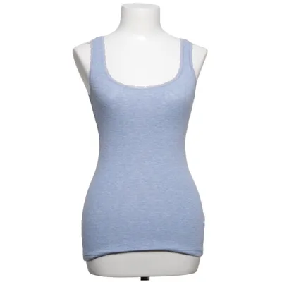 Tank­top (Blau) von L.O.G.G by H&M Baumwolle, Elasthan, Polyester