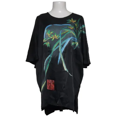 Kaftan (Schwarz, Mehrfarbig) von HAND Seide