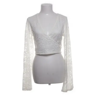 Crop top (Vit) från Monki Elastan, Polyamid