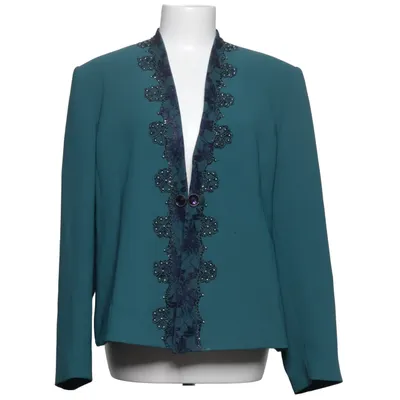 Blazer (Groen) van Diamant Elastaan, Polyester, Wol