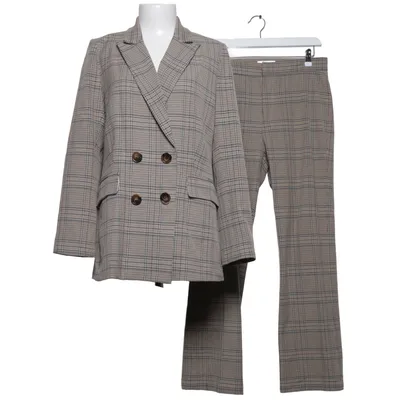 Jakkesæt (Beige, Blå, Brun) fra By Malina Elastan, Polyester, Viscose