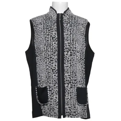 Gilet (Zwart, Wit) van Frank Walder Elastaan, Polyamide, Polyester, Viscose