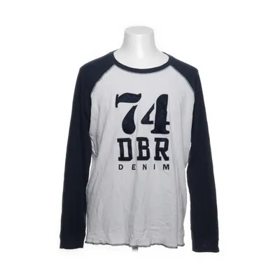 Baseballtröja (Blå, Vit) från Dobber Bomull