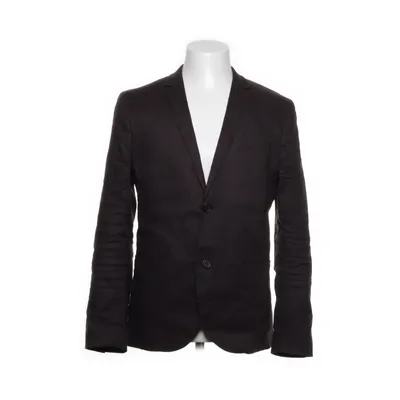 Kavaj (Grå) från H&M Linne, Bomull, Elastan, Polyester