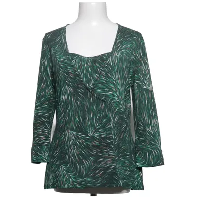 Blouse (Vert, Multicolore) de Diane von Furstenberg Vintage Soie