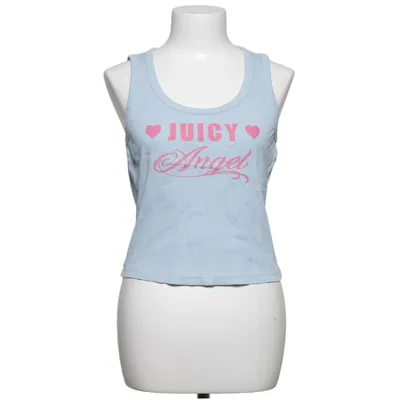 Crop top (Blue) from Juicy Couture Cotton, Elastane