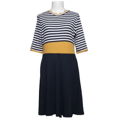 Jurk (Blauw, Wit, Geel) van EDC by ESPRIT Elastaan, Polyester, Viscose