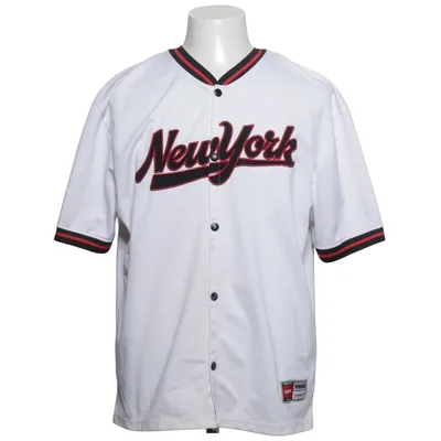 Maillot de baseball (Blanc, Noir, Rouge) de FSBN Polyester