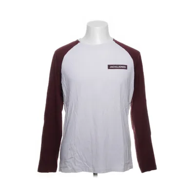Baseballtrøje (Hvid, Rød) fra Core by Jack & Jones Bomuld