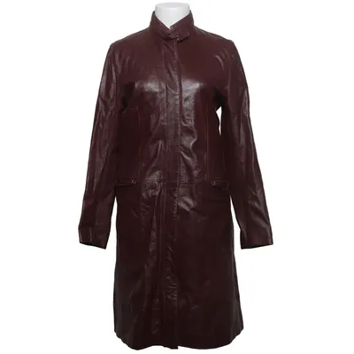 Läderkappa (Brun) från Conbipel Skinn, Polyester