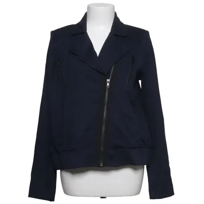 Biker jacket (Blue) from Cabi Elastane, Polyamide, Viscose