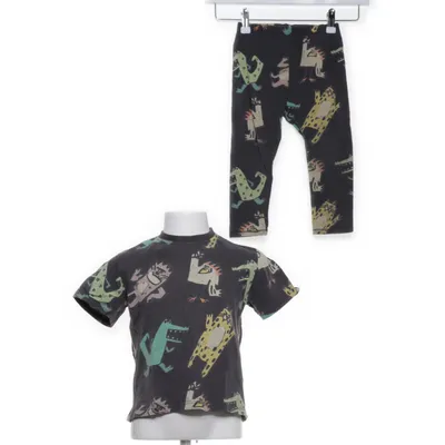 Set (Grijs, Meerkleurig) van Zara Katoen, Elastaan