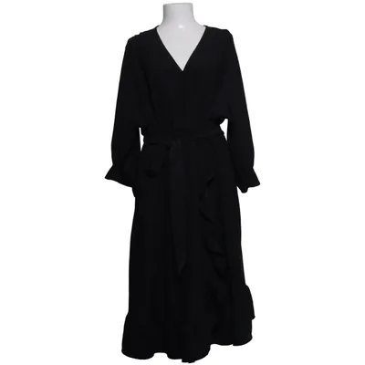 Robe portefeuille (Noir) de Ellos Élasthane, Polyester