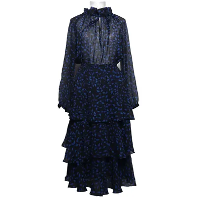 Maxi jurk (High Neck Frill Midi Dress) van NA-KD Polyester