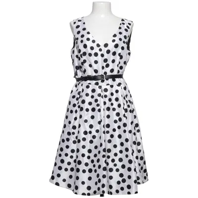 Dress (White, Black) from Jessica Howard Polyester