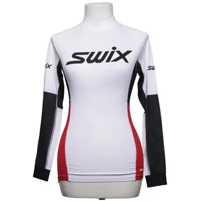 Långärmad t-shirt (Vit, Röd, Svart) från Swix Elastan, Polyester