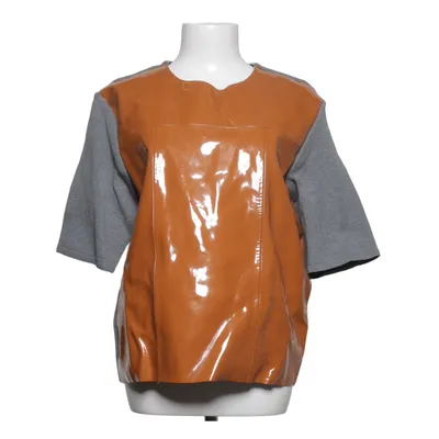 Top (Bruin, Grijs) van Marni at H&M Katoen, Leer, Viscose