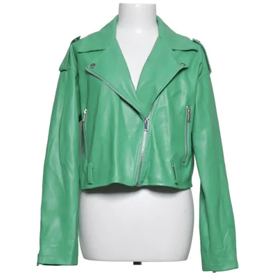 Veste de motard (Cropped Oversized Biker Jacket) de NLY Trend Polyester, Polyuréthane